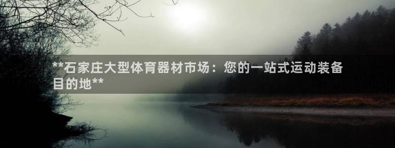 尊龙d88现金可来就送38：**石家庄大型体育器材市