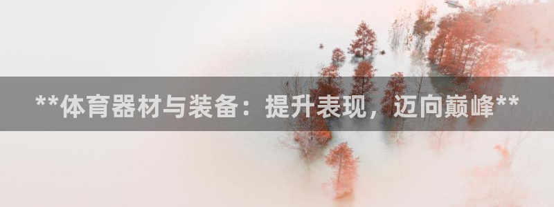 尊龙专访视频：**体育器材与装备：提升表现，迈向巅峰