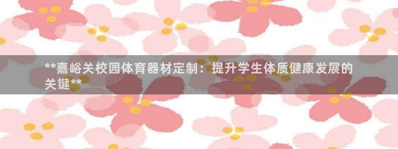 尊龙官网免费下载安卓：**嘉峪关校园体育器材定制：提