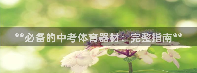 尊龙凯时平台还是万博好：**必备的中考体育器材：完整