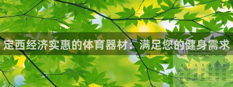 尊龙凯时最新平台登陆：定西经济实惠的体育器材：满足您