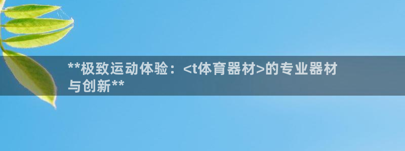 尊龙官网国际：**极致运动体验：<t体育器材>的专业