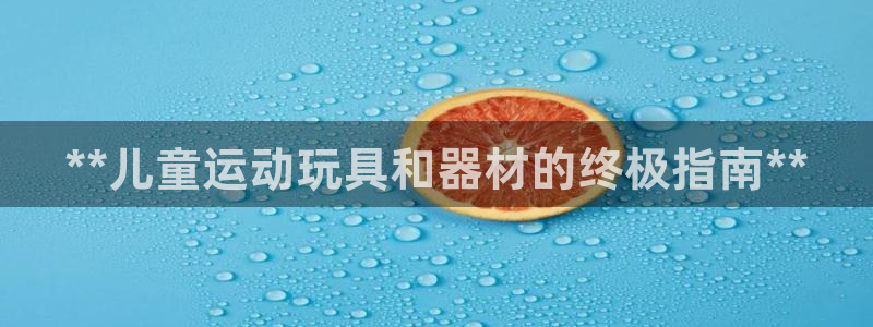 尊龙网站手机下载：**儿童运动玩具和器材的终极指南*