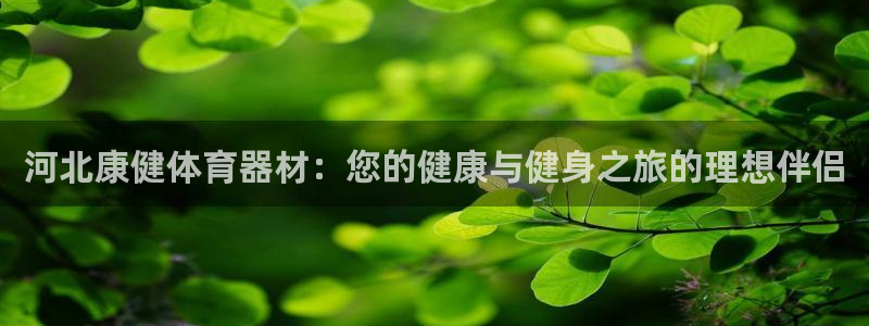 尊龙凯时平台不给出款怎么办：河北康健体育器材：您的健
