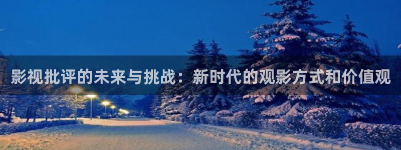 蜂鸟影院影视在线观看：影视批评的未来与挑战：新时代的观影方式和价值观